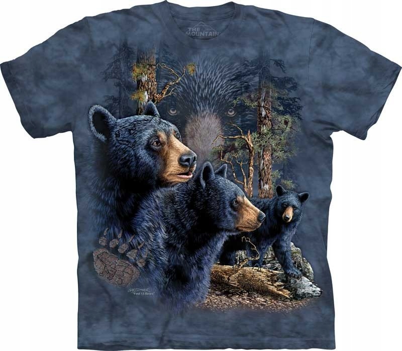 Tričko Find 13 Black Bears The Mountain 2XL