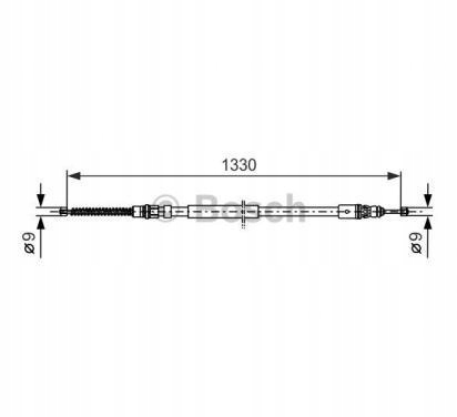 Bosch трос тормоза 1 987 477 663