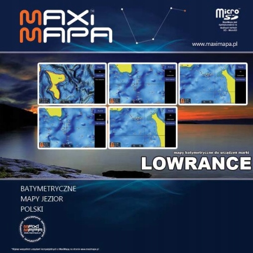 Mapa MaxiMapa Polska Północna Lowrance Simrad