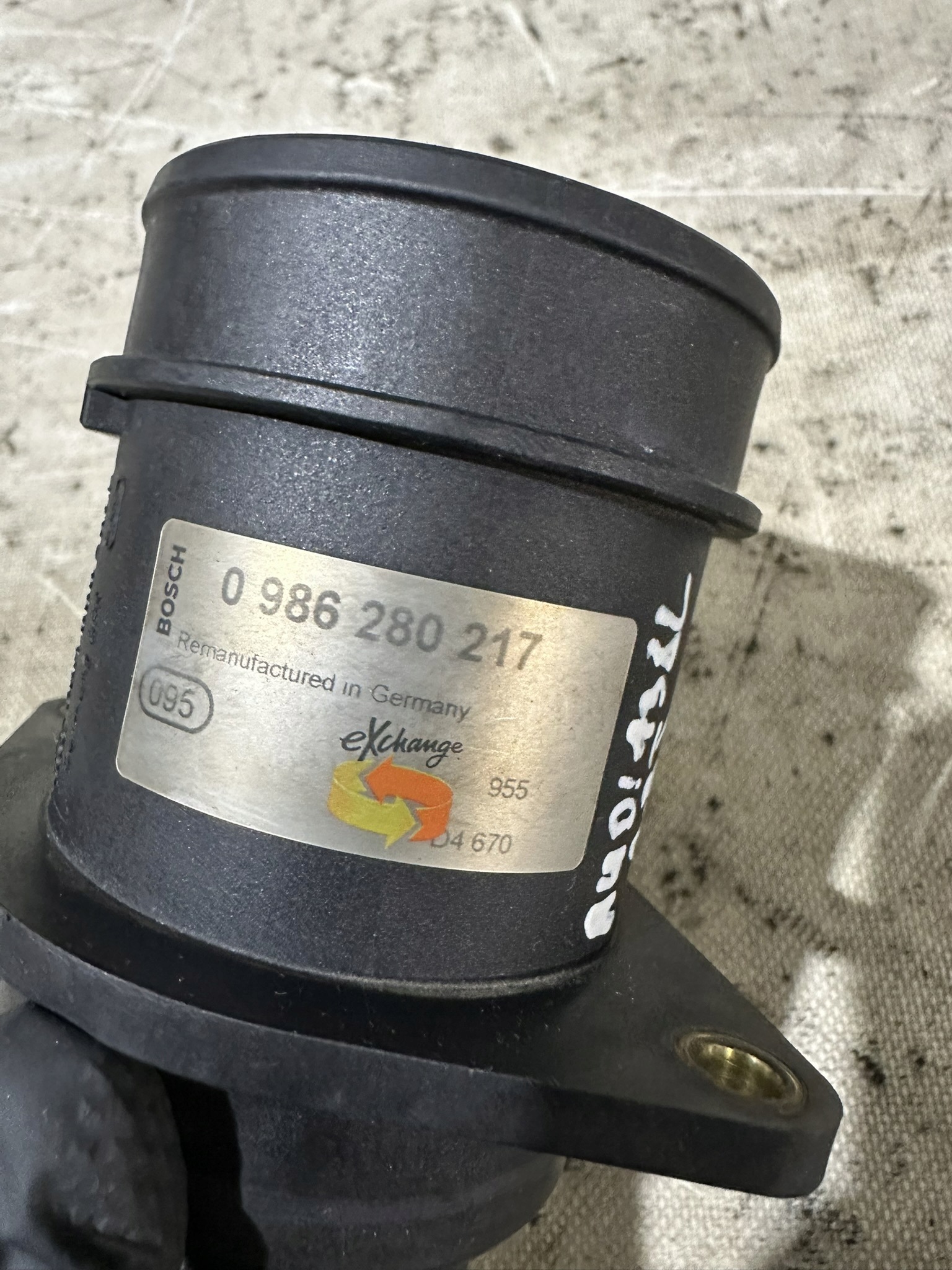 flow meter air AUDI A3 8L 1.8T 0986280217 06A906461L