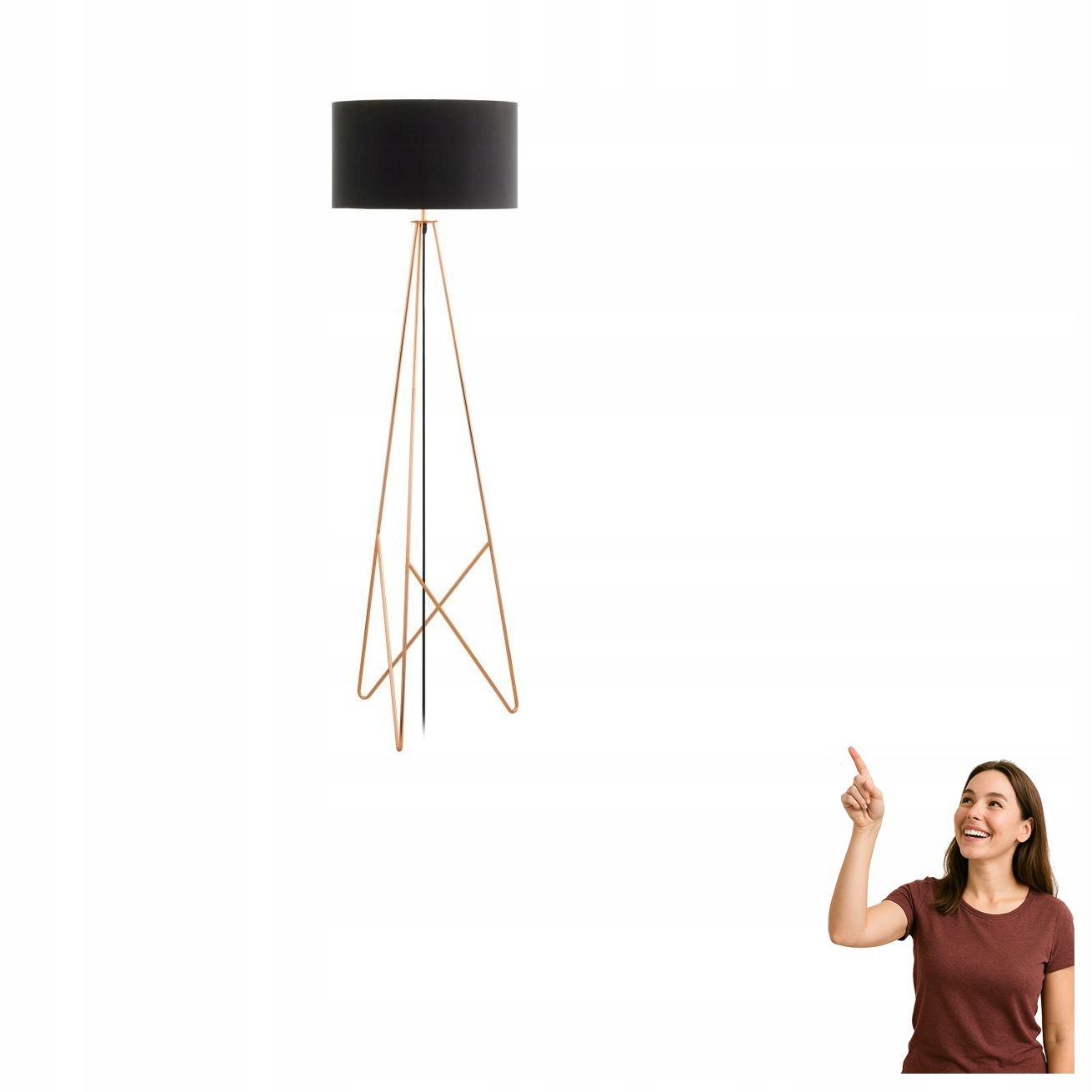 Podlahová lampa Camporale 39229 Eglo