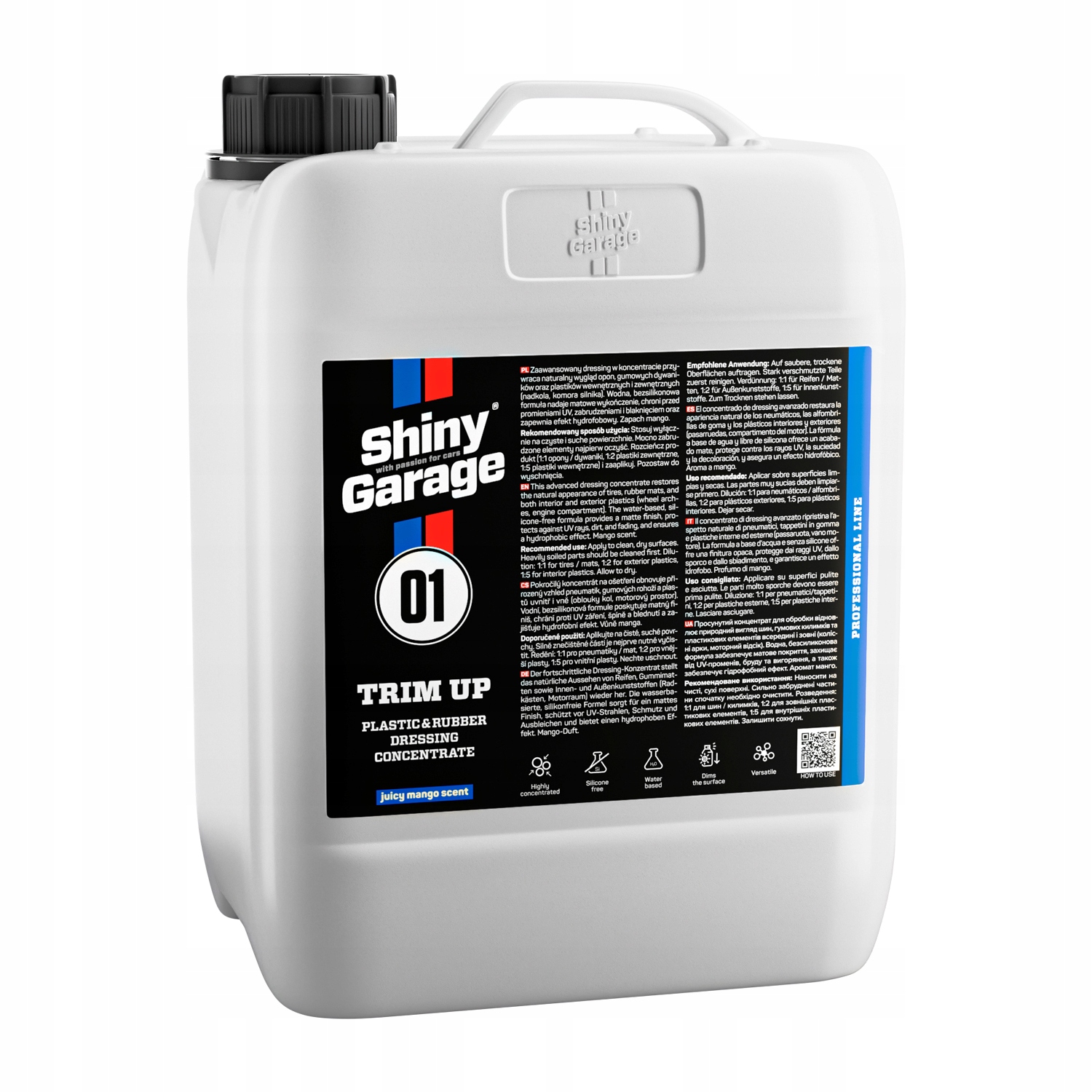 Trim Up Plast & Rubber Dressing 5L Concentrate /shiny GARAGE/SG110795 Shi