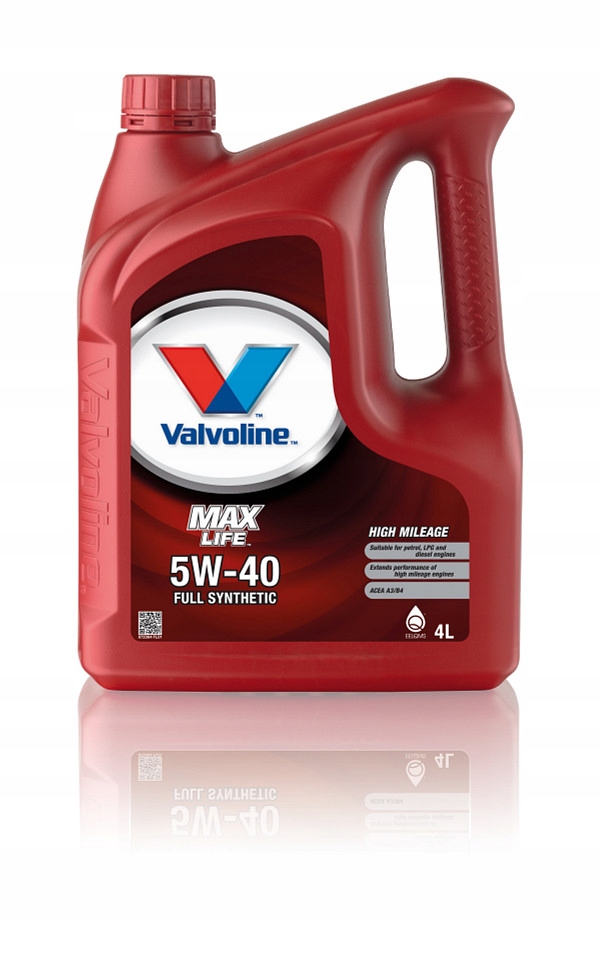 

Olej Valvoline Maxlife 5W40 4L Zawieszka