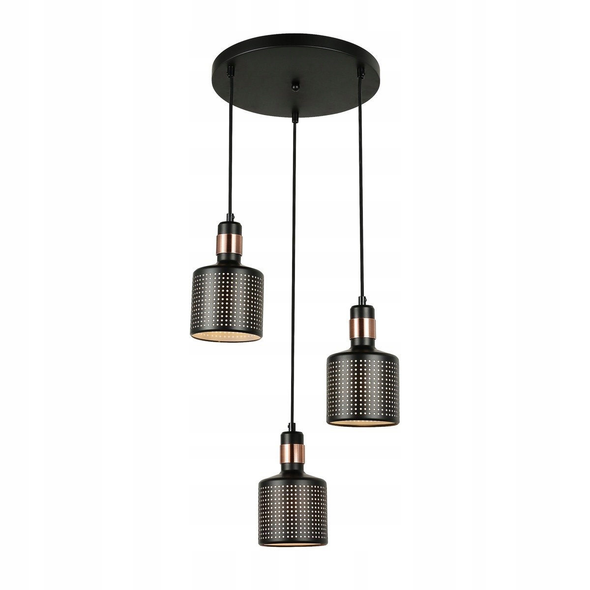 Závěsná lampa Restenza PND-2439-3-BK Italux