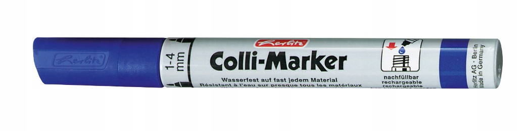

Marker Herlitz permanentyn niebieski Colli-Marker