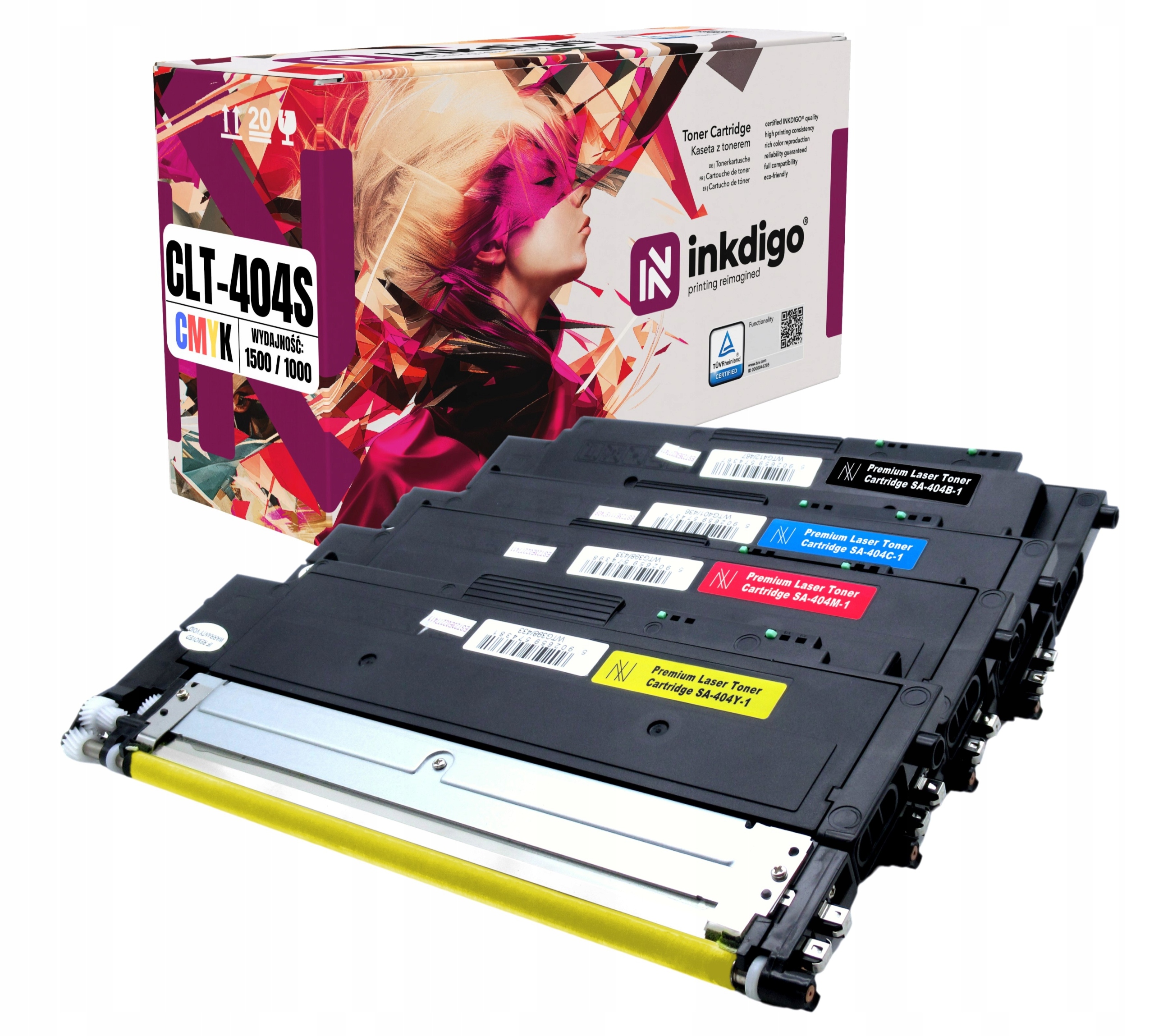 CLT-K404 XL 4x Toner do Drukarki Samsung Xpress C430W C480W C480FW
