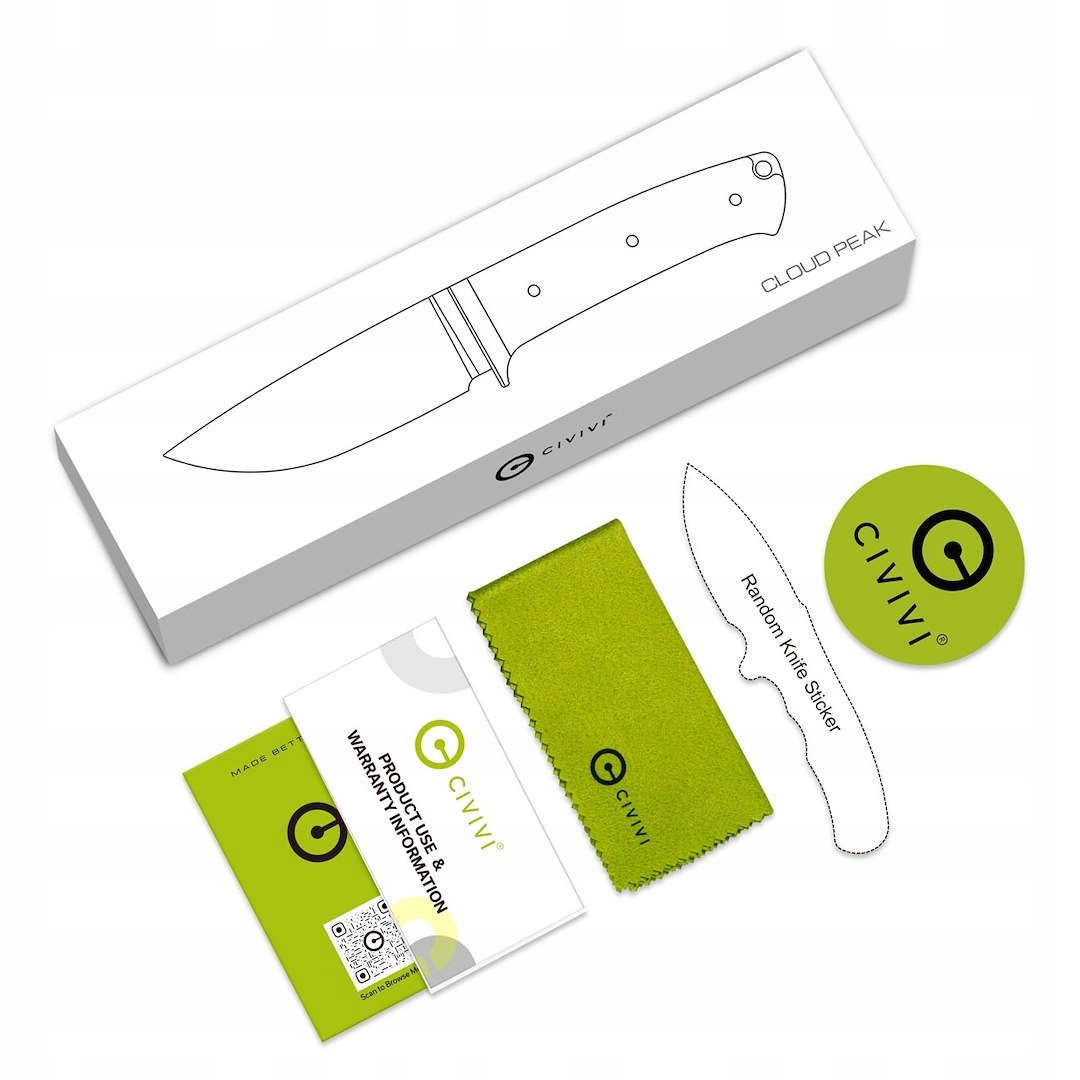 Nůž CIVIVI Fixed Cloud Peak NitroV G10 Black