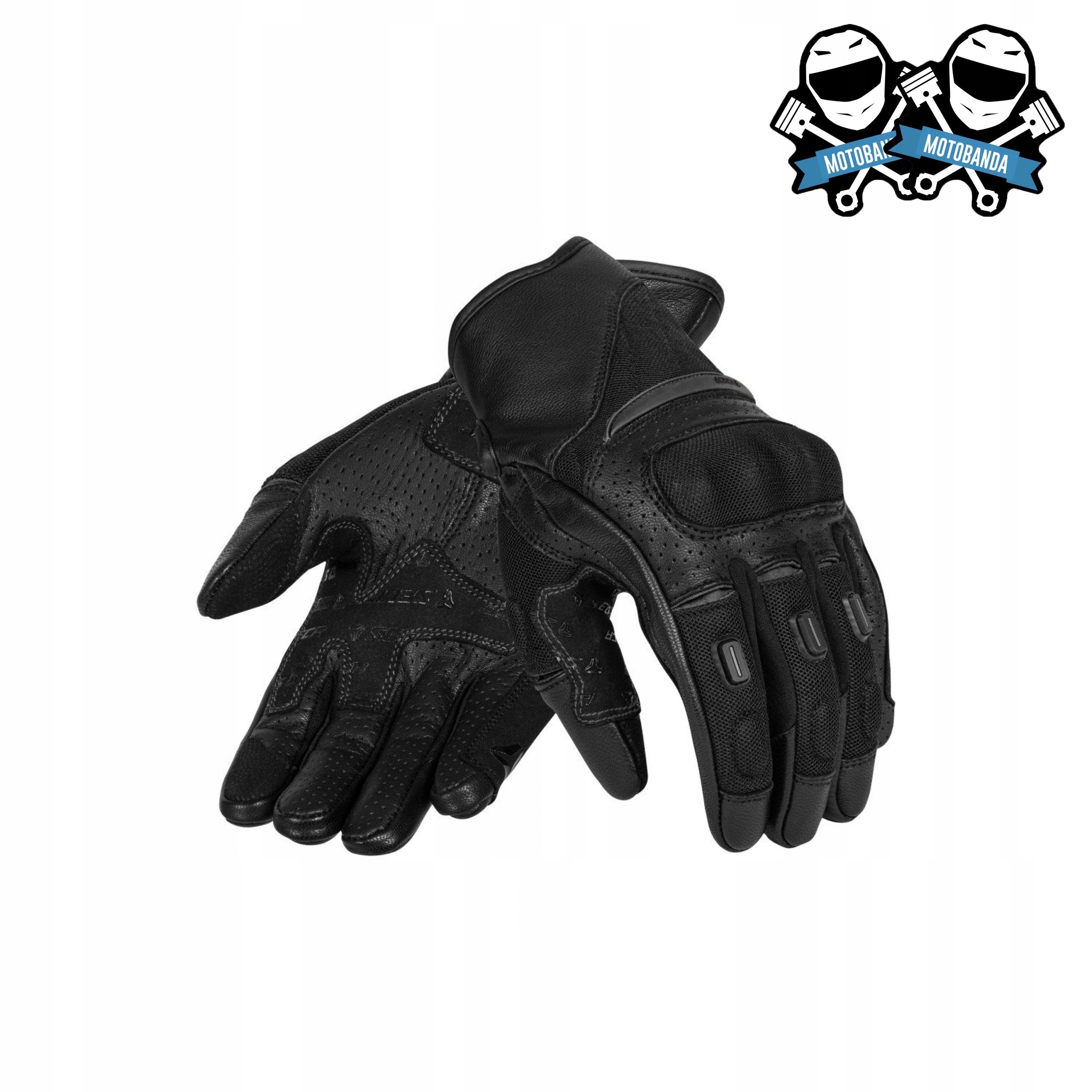 Miejskie letnie rękawice motocyklowe Seca Axis Mesh II