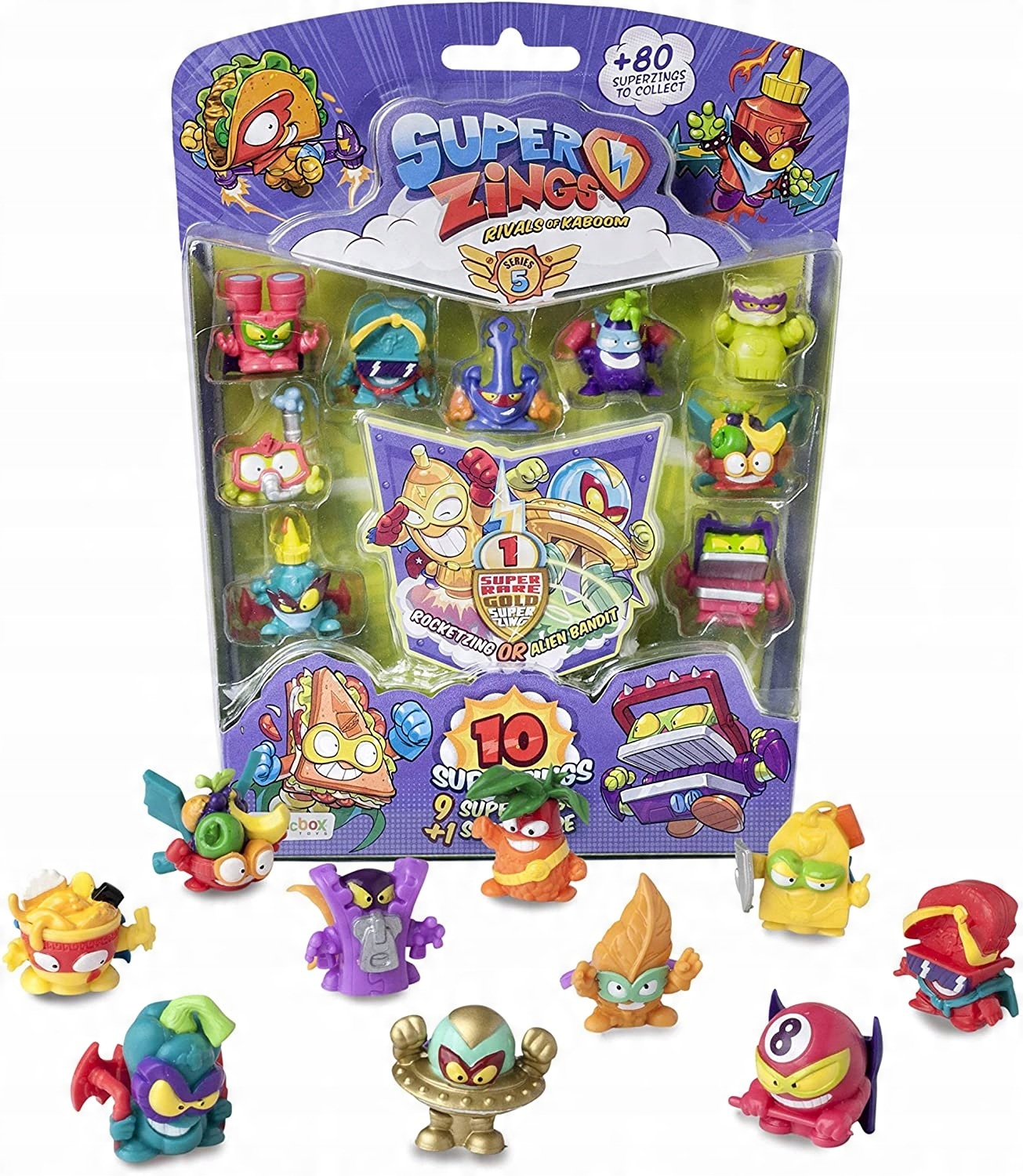 

Super Zings 10 -pak Figurek 1 Złota seria 5