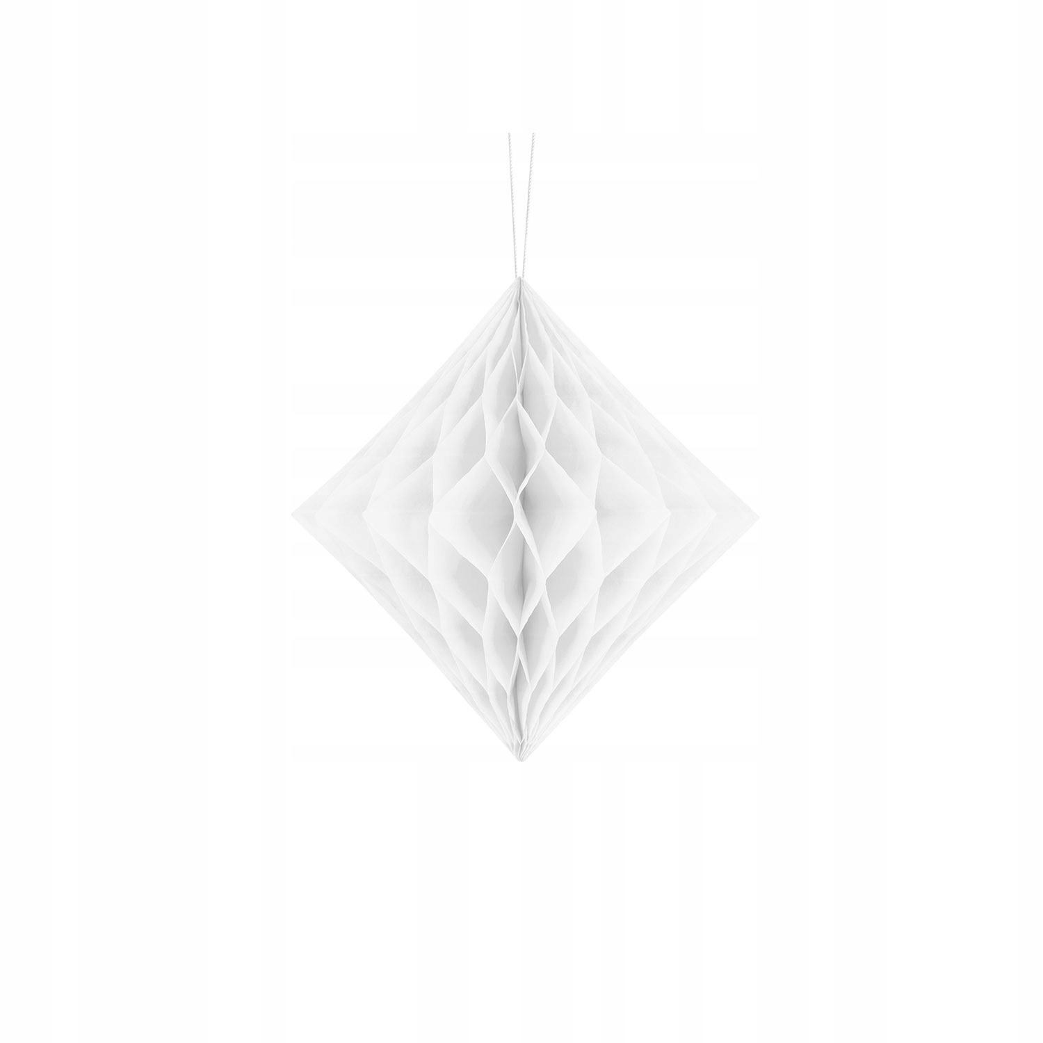 

Diament bibułowy Biały Plaster Miodu 20 cm