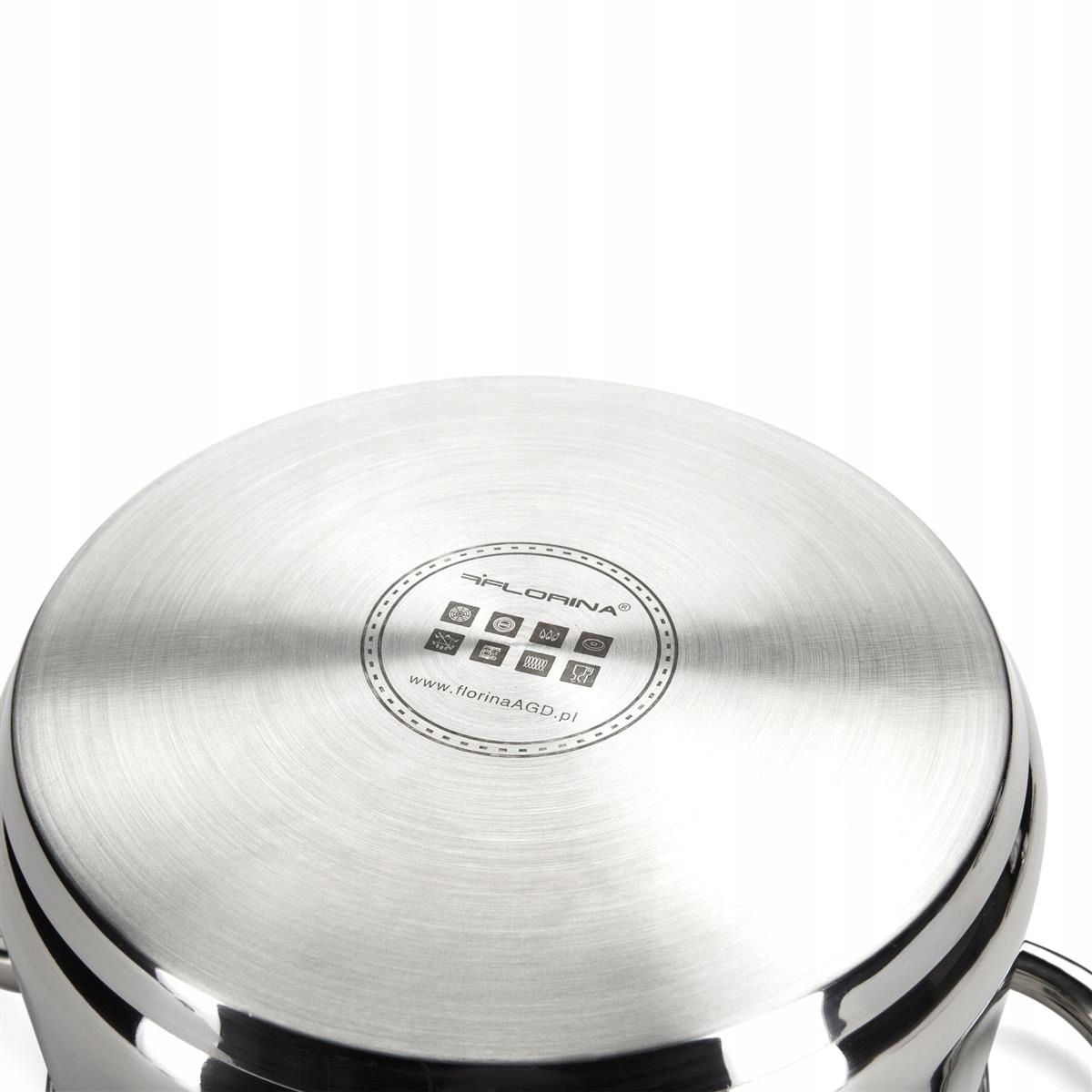 ZESTAW GARNKI 8el STAL NIERDZEWNA ANTER FLORINA Linia Anter