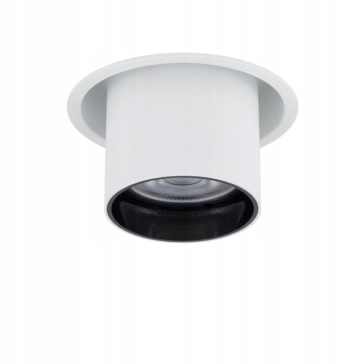 Podomítková bodová lampa kulatá bílá černá pohyblivá Mono Nowodvorski