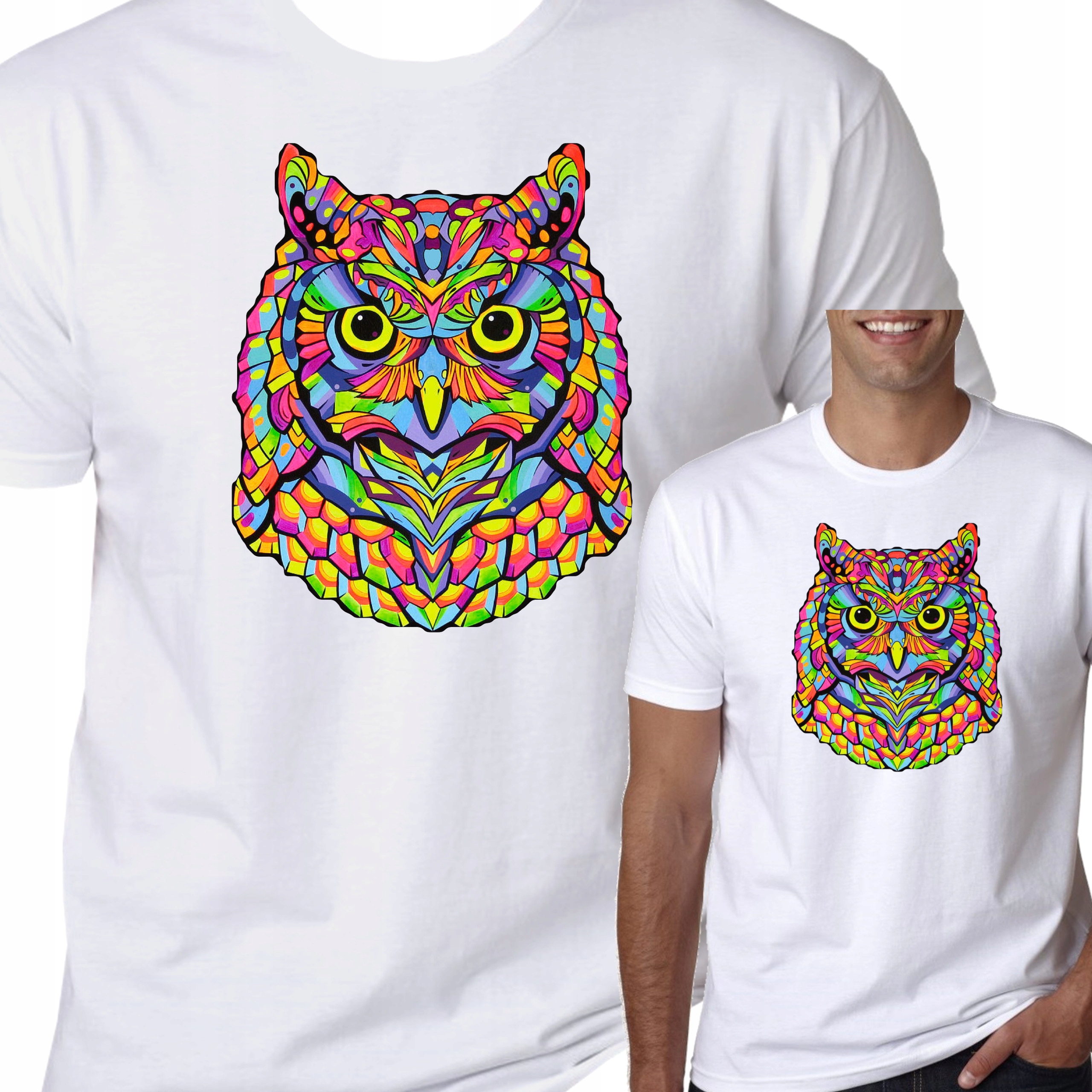 

T-Shirt Koszulka Sowa Nadruk Prezent XL 1179
