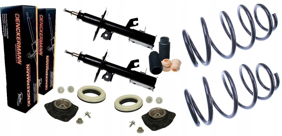 Tlumiče pružiny pro upevnění krytu Nissan Qashqai J10 2006-2013 Přední