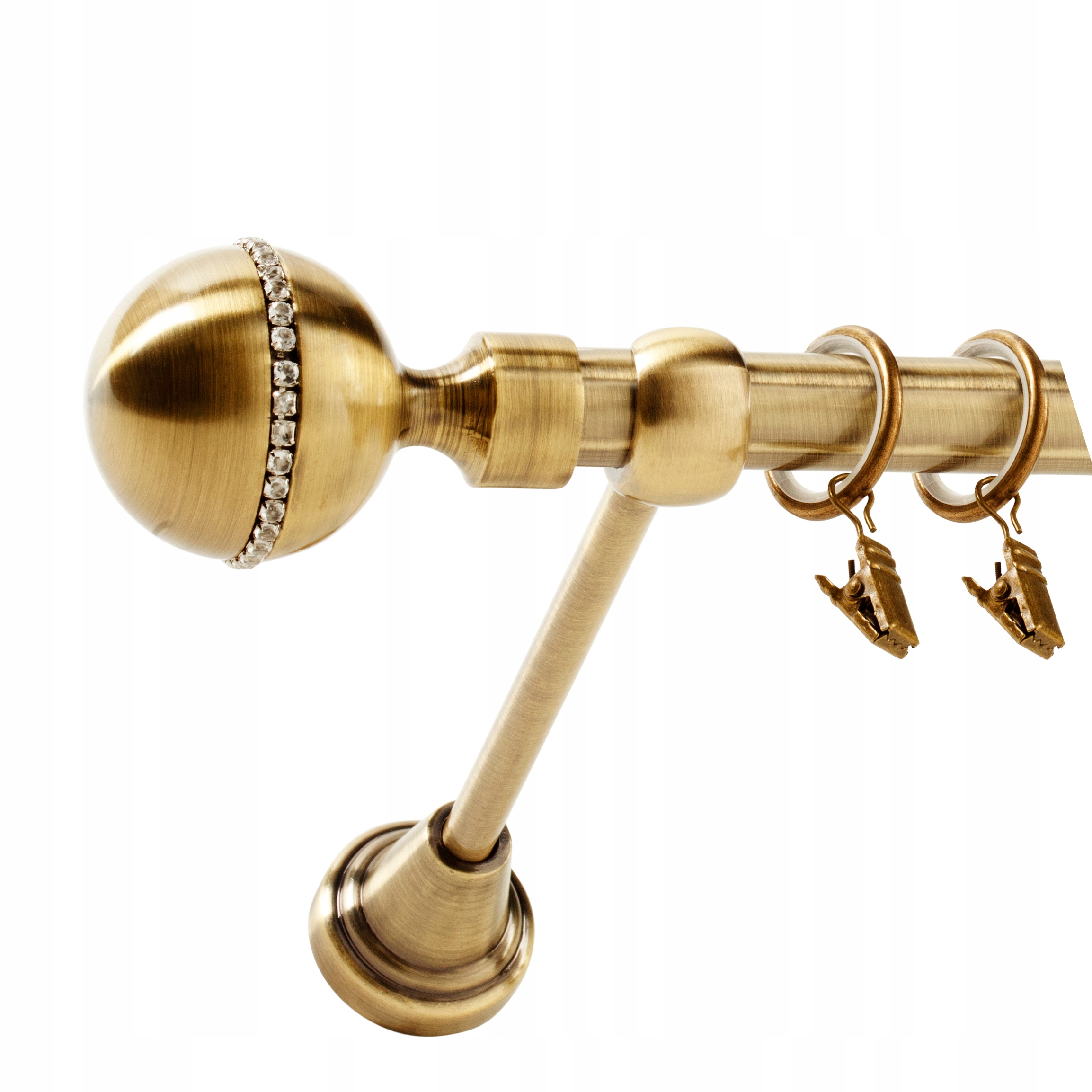 KARNISZ POJEDYNCZY FI 25mm 280cm CICHE KÓŁKA WZORY Rodzaj karnisza pojedynczy