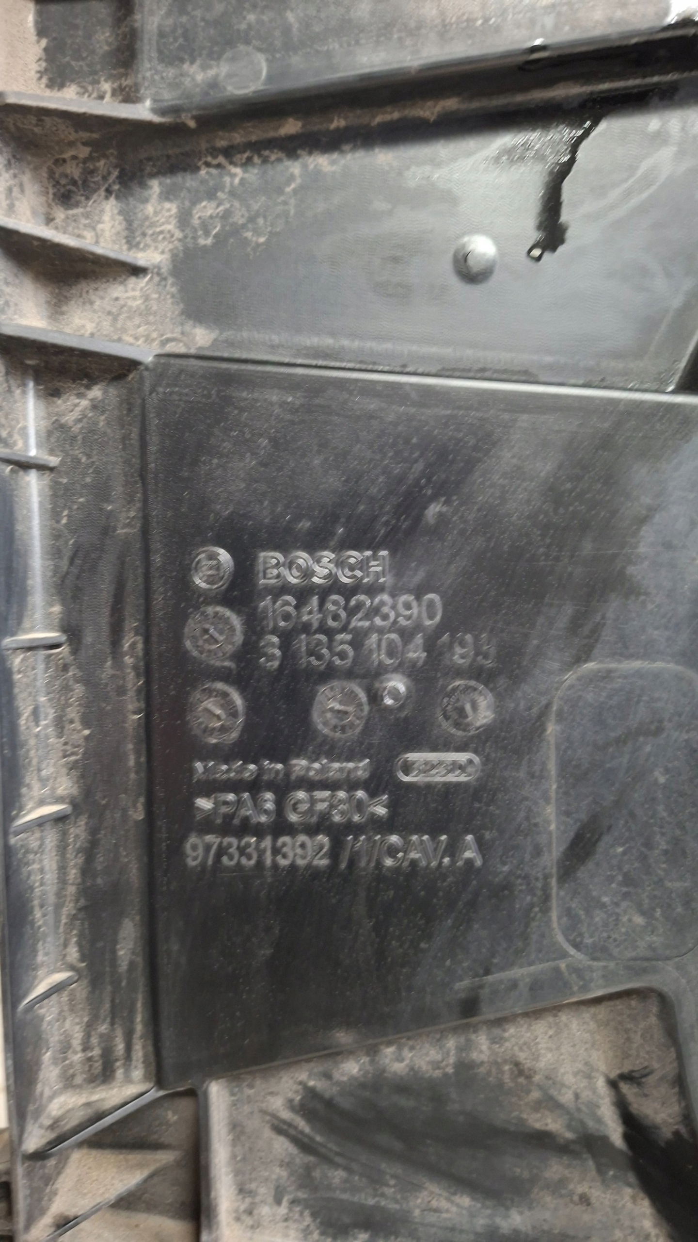 radiator fan OPEL ASTRA K 1.6CDTI