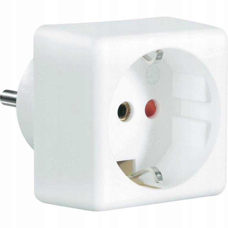 Przejściówka adapter Schuko wtyczka niemcy na polskie