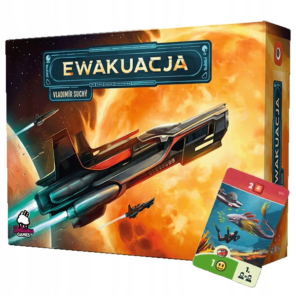 Gra planszowa Ewakuacja Strategiczna Suchy podbój Kosmosu Portal Games