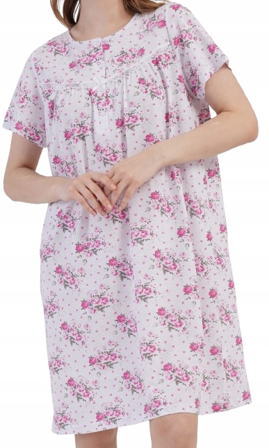 Klasická Košile Růže Srdce Zapínání Na 3 Knoflíky Košile Pro Babičku XL