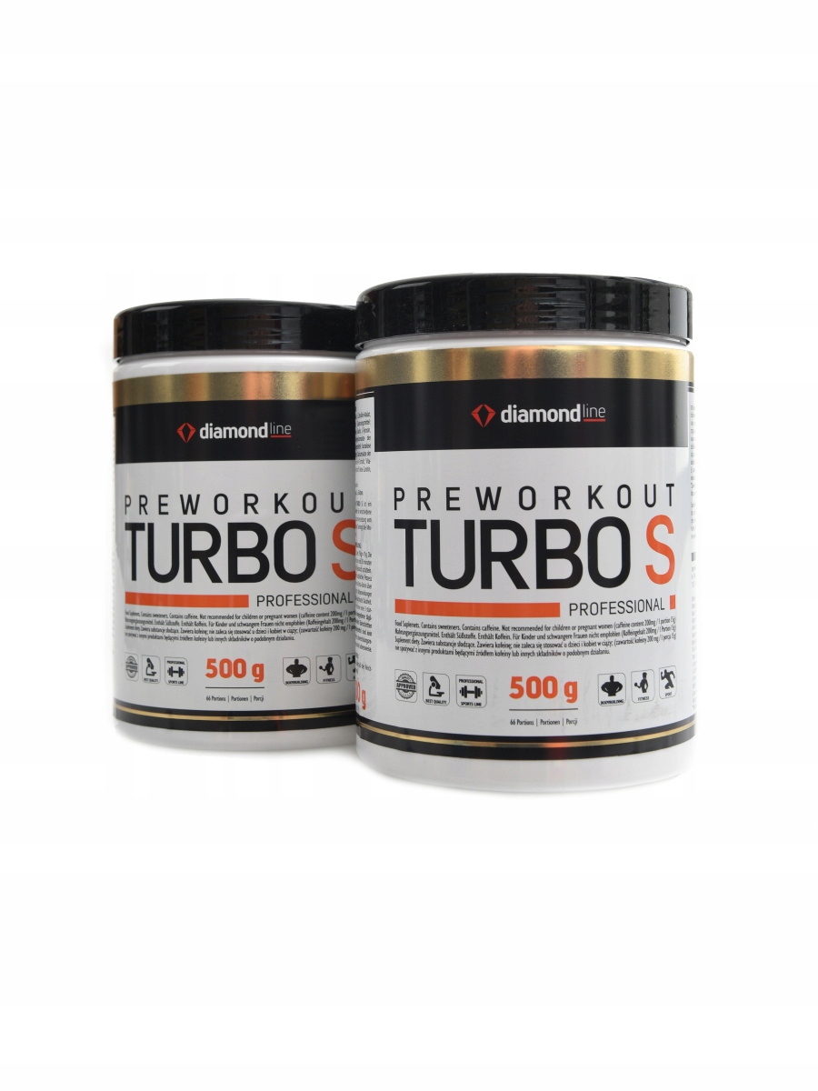 nutrition Diamond line Turbo S preworkout 2 x 500g ekonomy pack