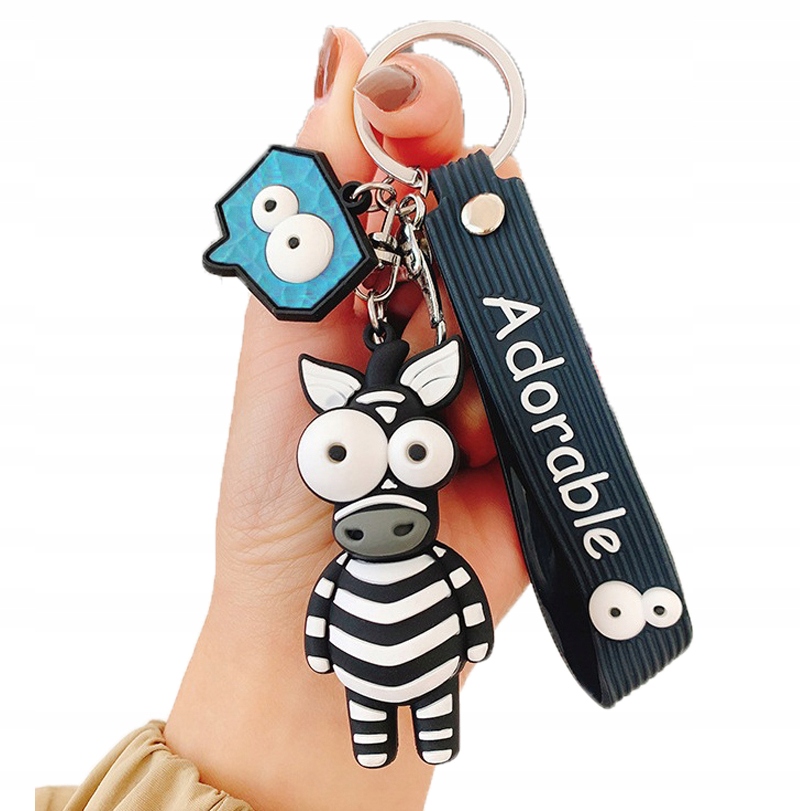 

Brelok do kluczy Torebki zawieszka Zebra Sweet