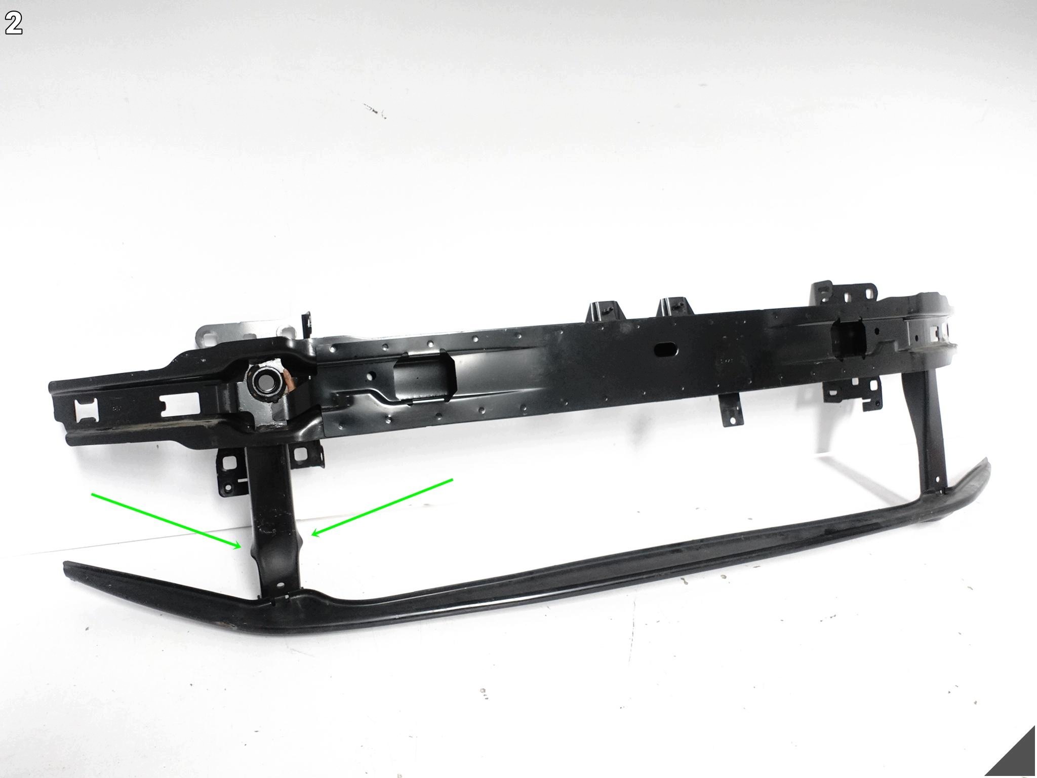 VW TOURAN II 5TA 15- sider pillar console W bumper front original