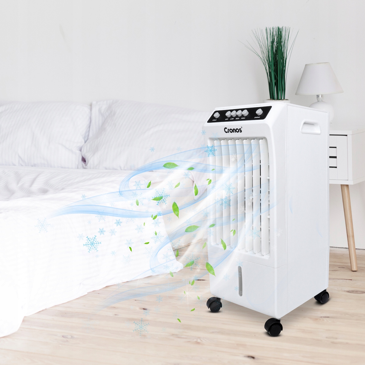 KLIMATOR WODNY KLIMATYZER PRZENOŚNY 4w1 7L +WKŁADY Model KLIMATOR EWAPORACYJNY QLING