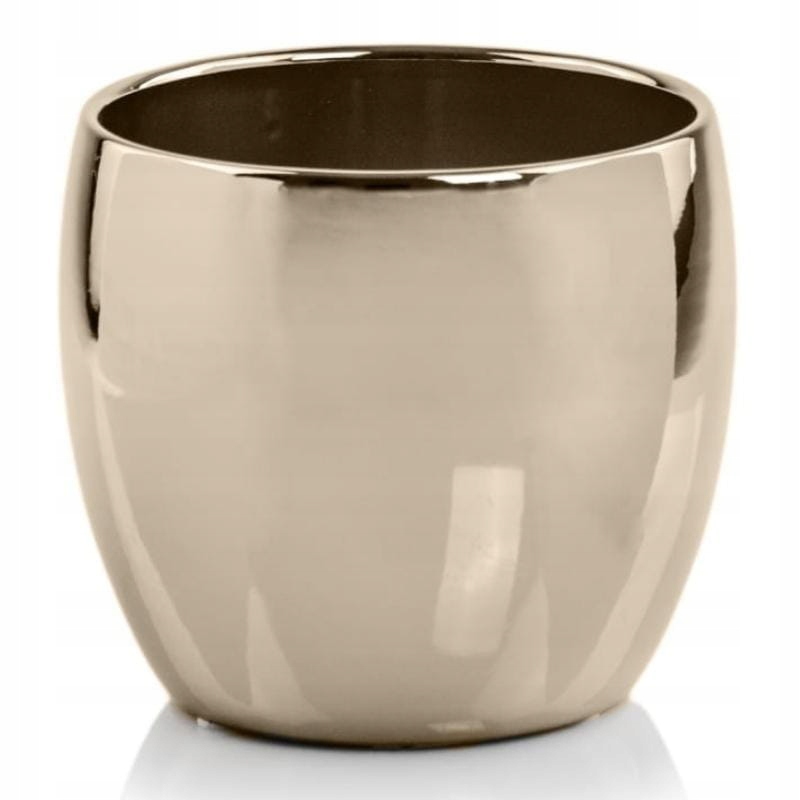 

Złota lustrzana osłonka doniczka kula 11 cm Gold