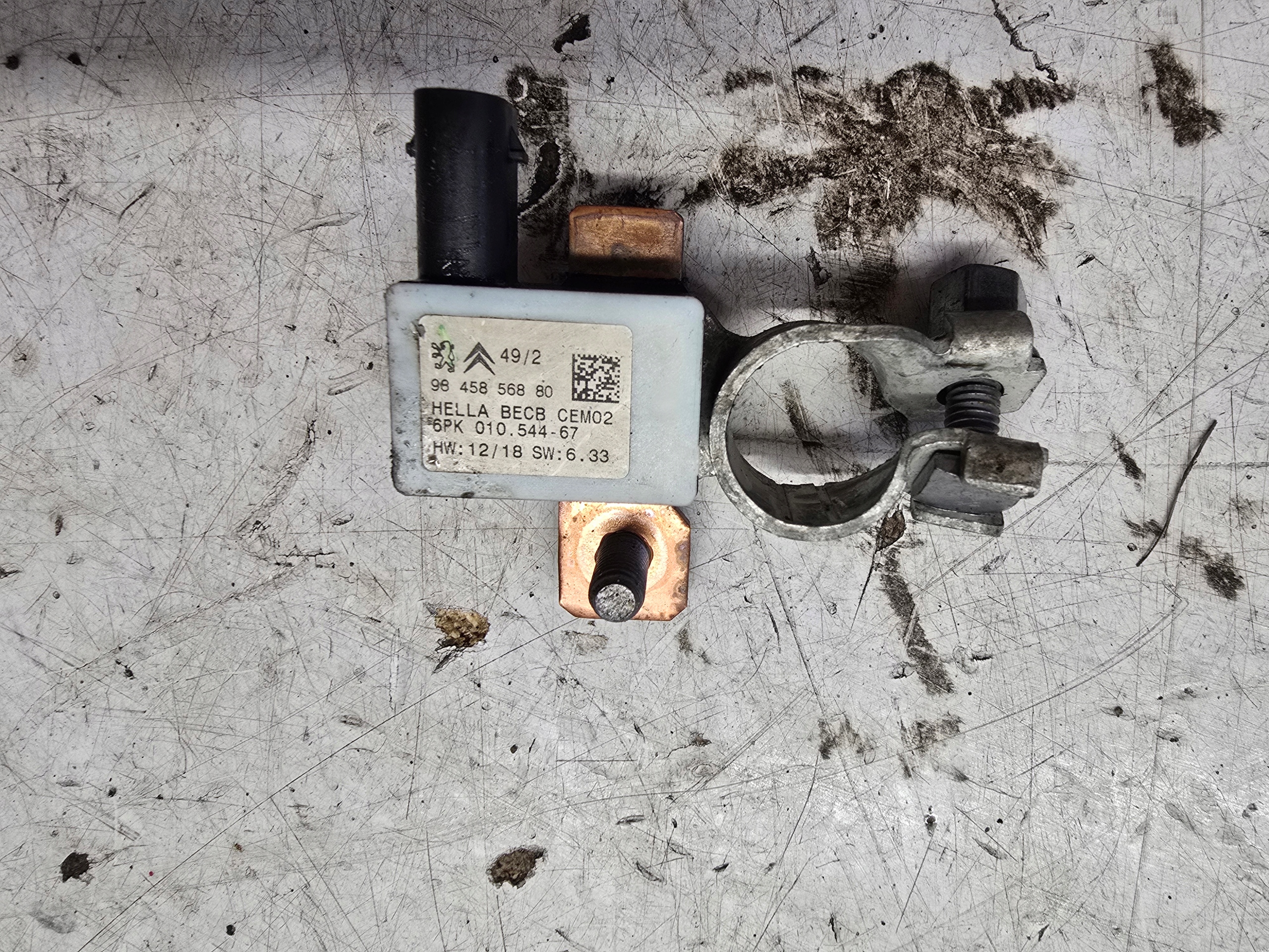OPEL CORSA-E F ELEKTRYK MOKKA-E Batteriemanagement Sensor 9845856880