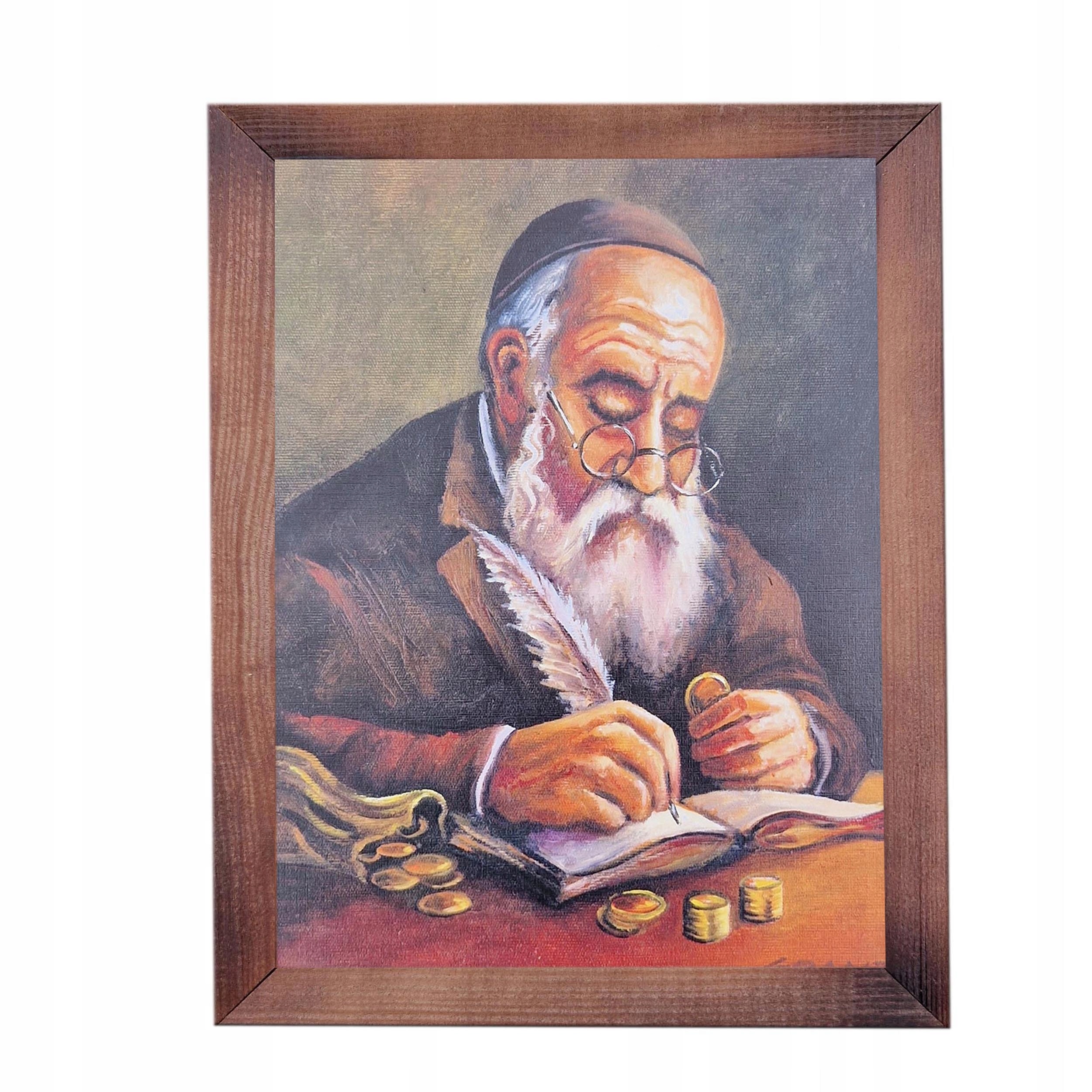 OBRAZEK OBRAZ Z ŻYDEM ŻYD 10X15cm