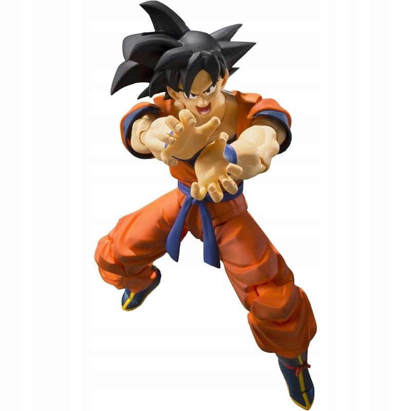 Dragon Ball Son Goku Figurka Saiyana vychovaného na Zemi SHFiguarts