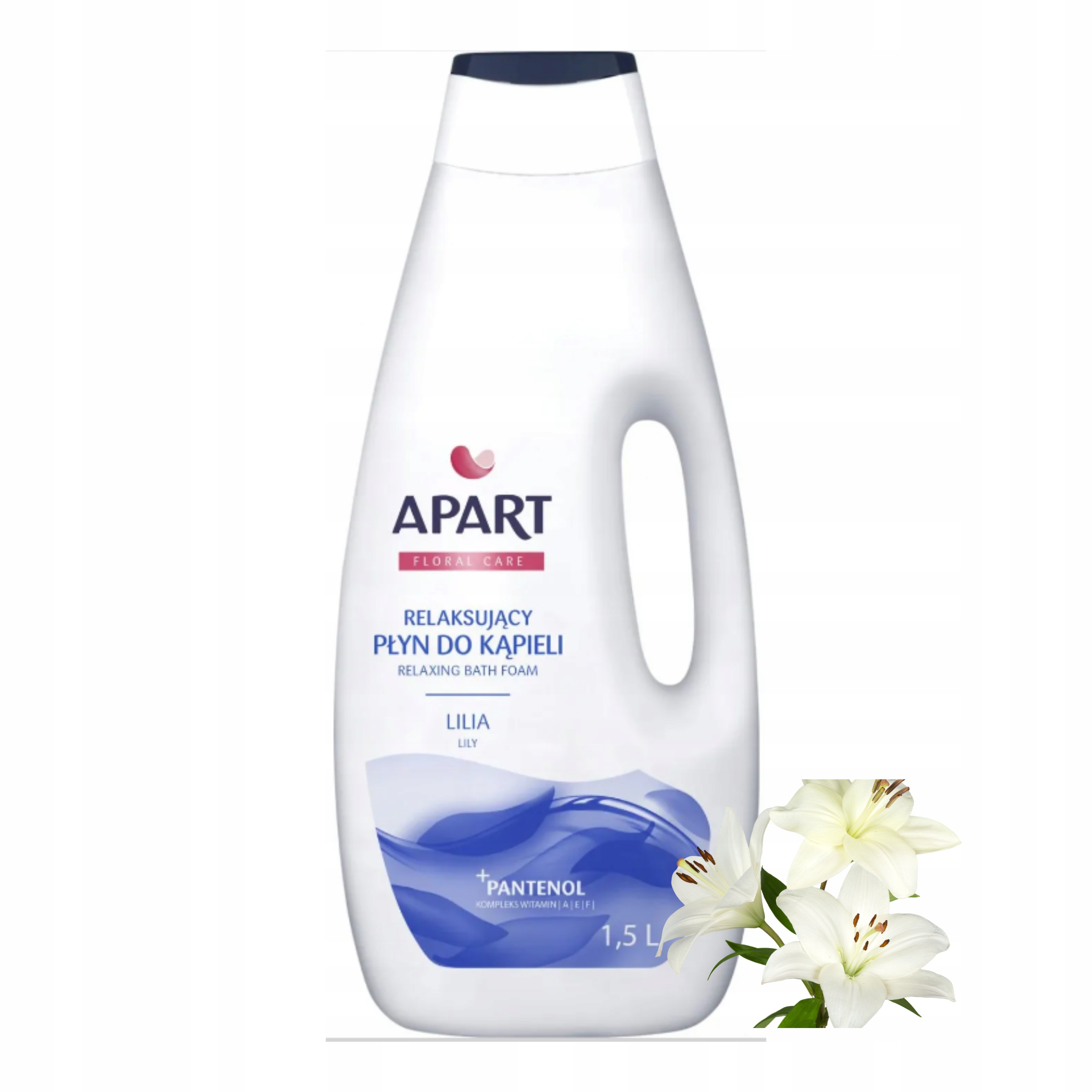 APART FLORAL CARE PŁYN DO KĄPIELI RELAKSUJĄCY LILIA Z PANTENOLEM 1,5 L