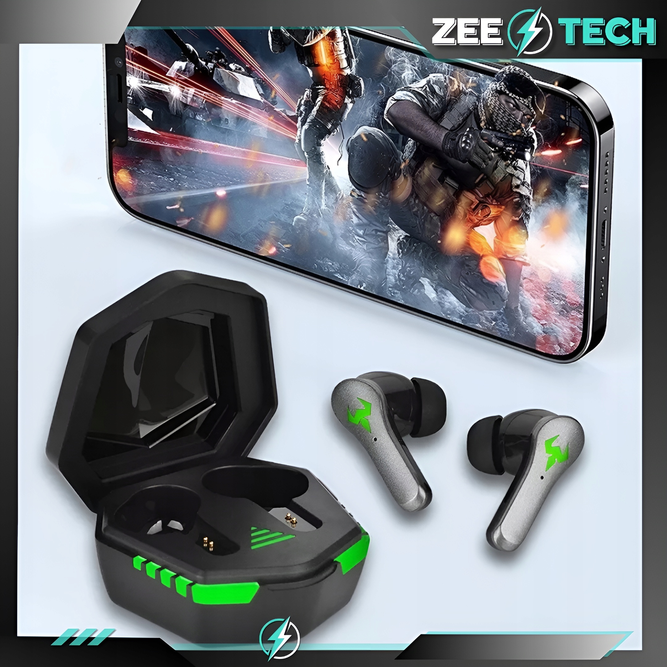 SŁUCHAWKI BEZPRZEWODOWE DOUSZNE Z MIKROFONEM BLUETOOTH SPORTOWE GAMINGOWE Mikrofon tak