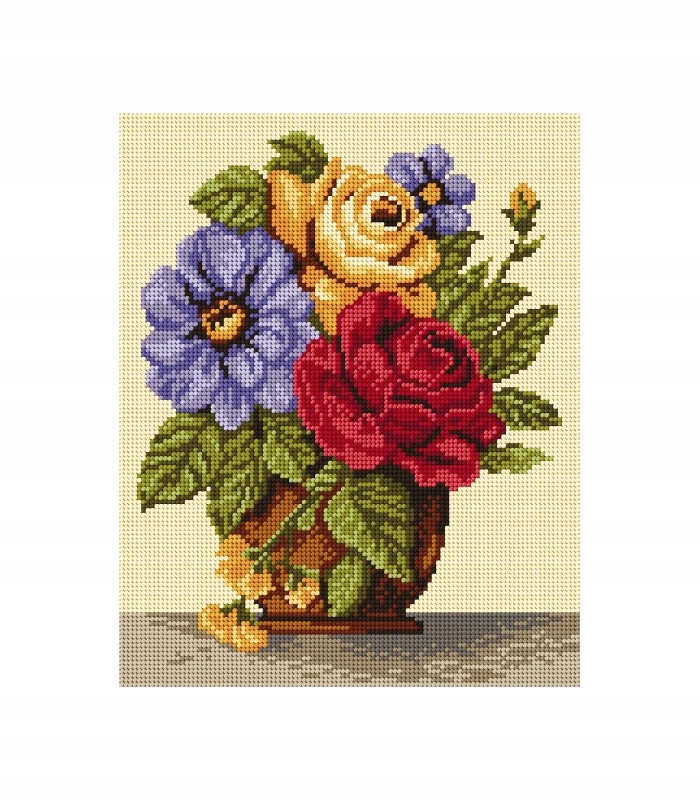 Sada Ariadna kanva mulina vyšívací jehla 24x30 6000