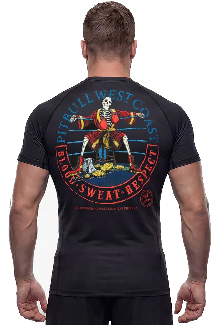 Pit Bull Rashguard Krátký rukáv Shortsleeve Champion Bloodline XL