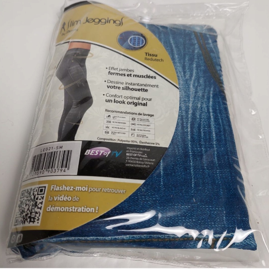 Legginsy SLIM WYSZCZUPLAJĄCE JEANS S/M Marka bez marki