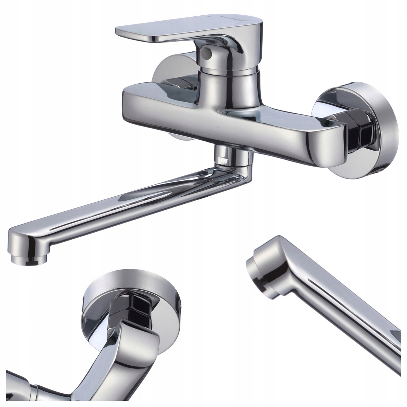 Nástenná Umývadlová Batéria Senja Chróm, Vysoká Kvalita