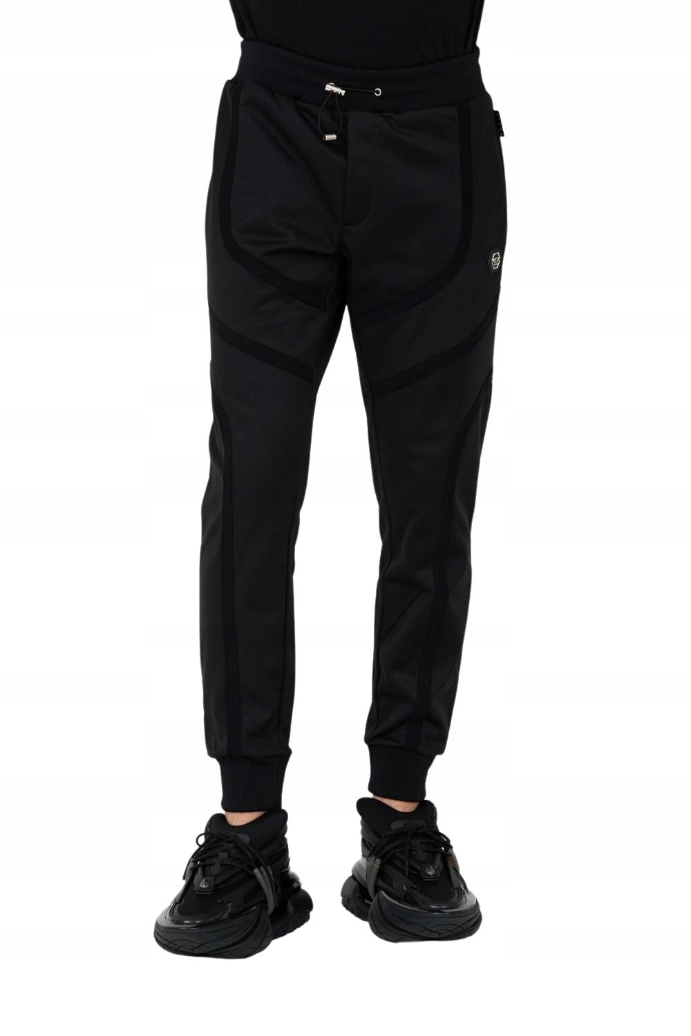 Philipp Plein Černé teplákové kalhoty Jogging Trousers Basic M
