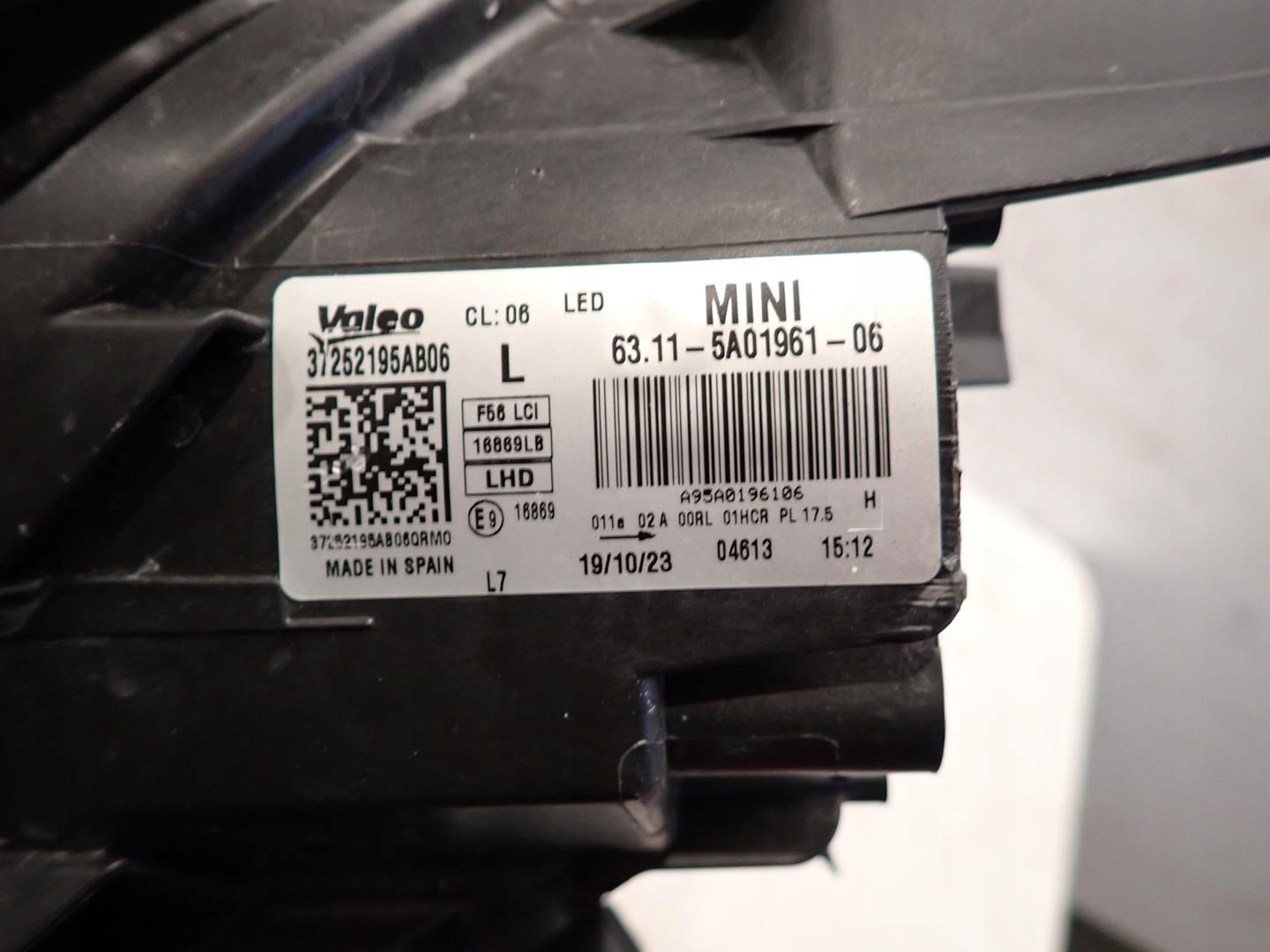 light front front left MINI COOPER F55 F56 LIFT 2019- FULL LED 5A01961