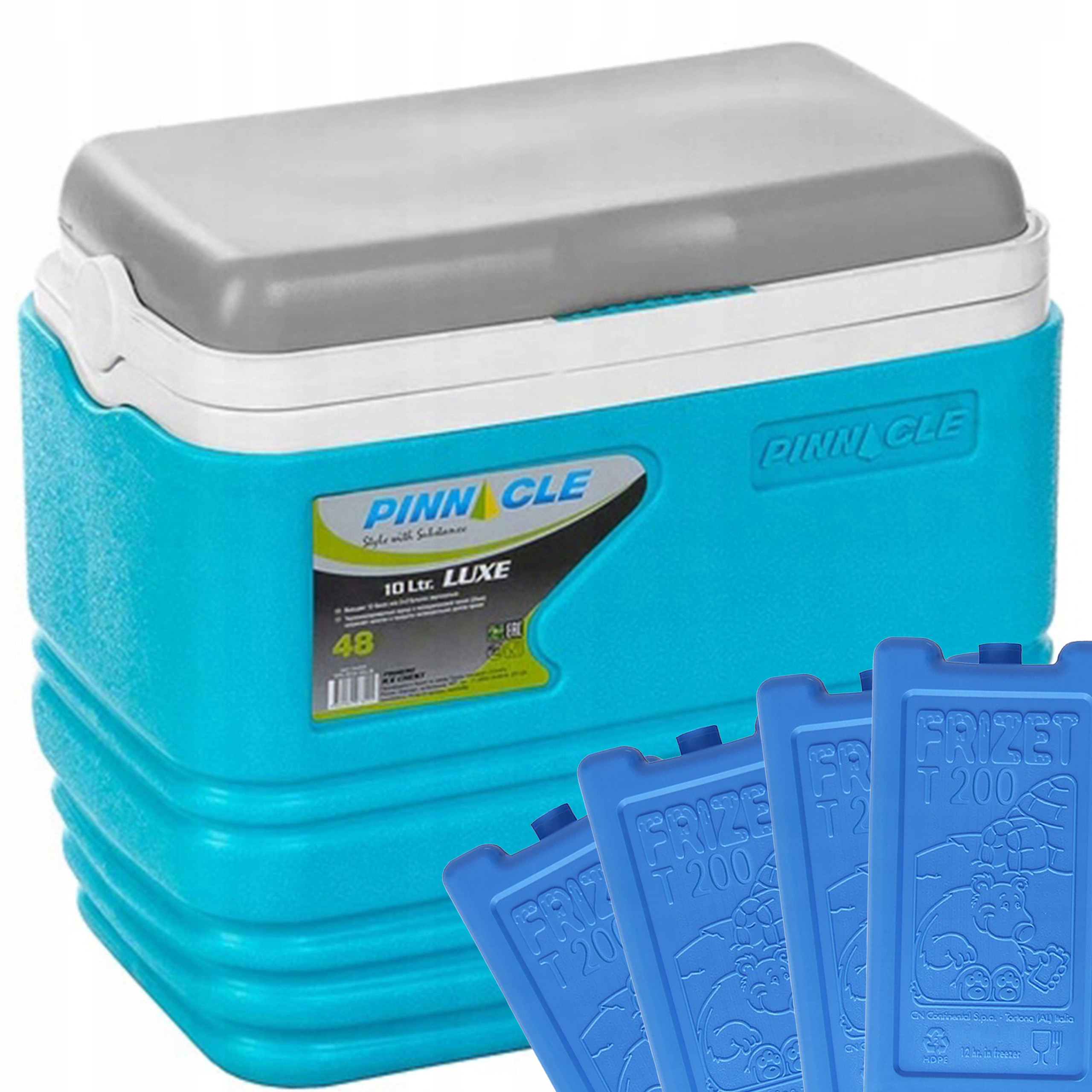 Přenosná lednička Pinnacle Tpx 7013 10L modrá 4 gelové náplně Set