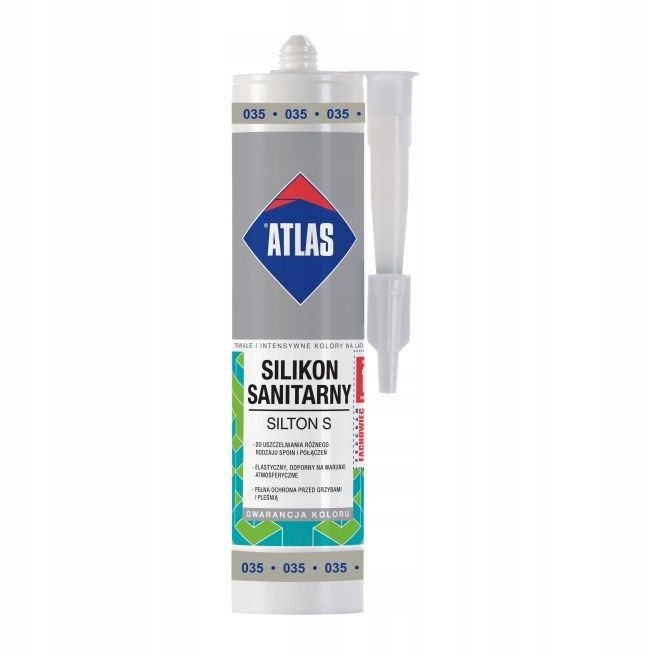 

Silikon Atlas Silton S 280 ml (035 szary)
