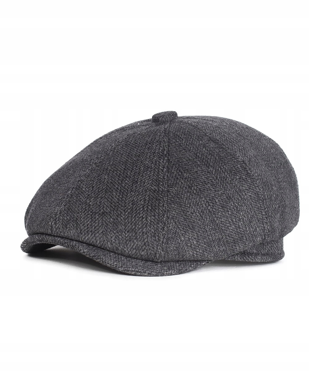 

Kaszkiet Meski Peaky blinders Wełniany Grafit XXL