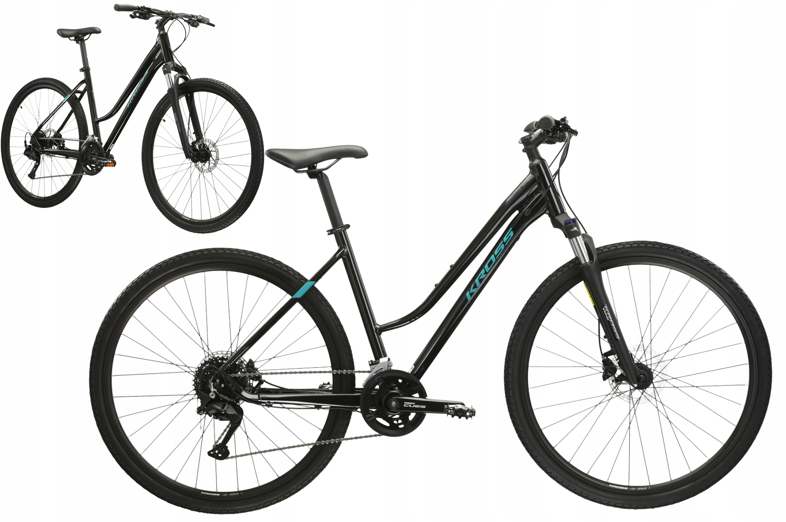 Rower crossowy 28" Kross Evado 5.0 rama M 17' czarny R24