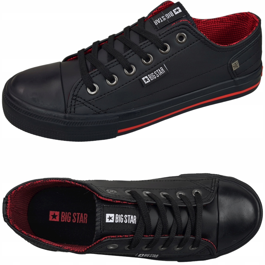 

Trampki Big Star czarne ekoskóra HH274268 36