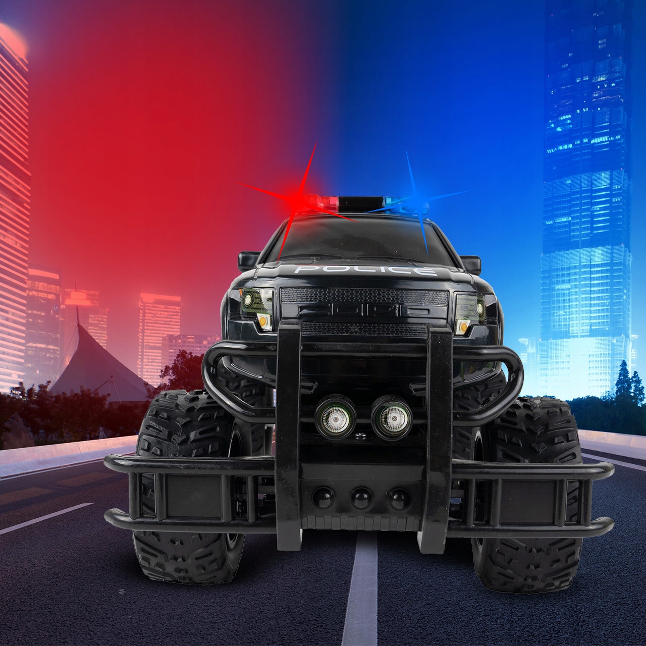 Позашляховик RC POLICE CONTROL CAR Стать Хлопчики Дівчата