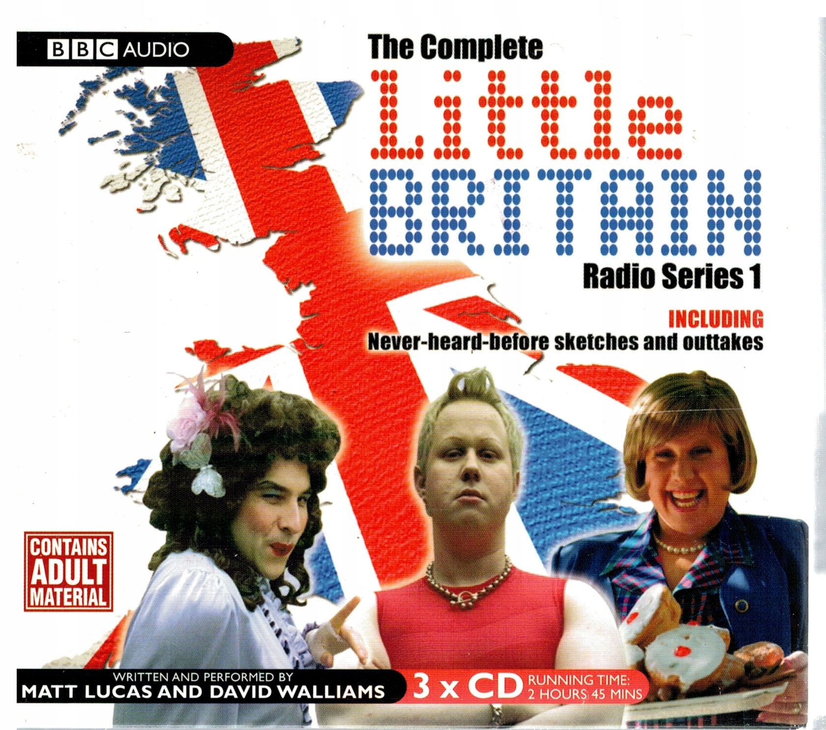 THE COMPLETE LITTLE BRITAIN RADIO SERIES 1 3CD