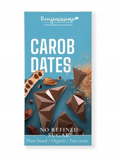 Levně 3x Tabulka Kakaová Karob Datle Bezlepková Bio 60 g Benjamissimo