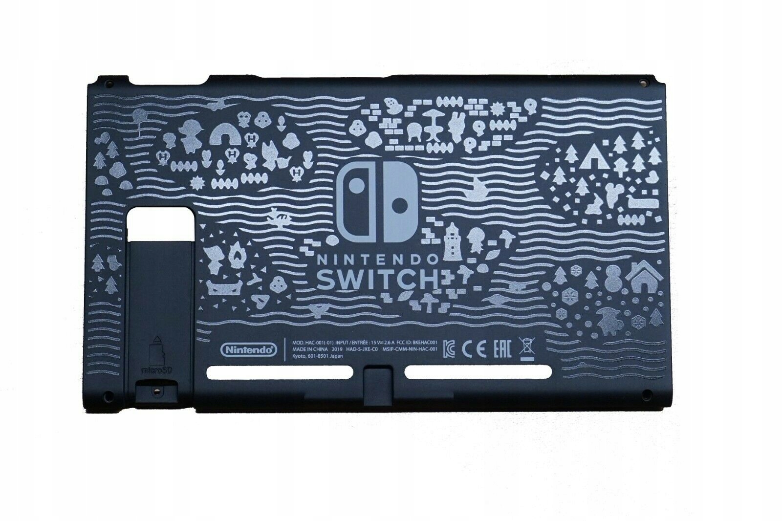 Obudowa tył plecki spód do konsoli Nintendo Switch HAC-001 Animal Crossing