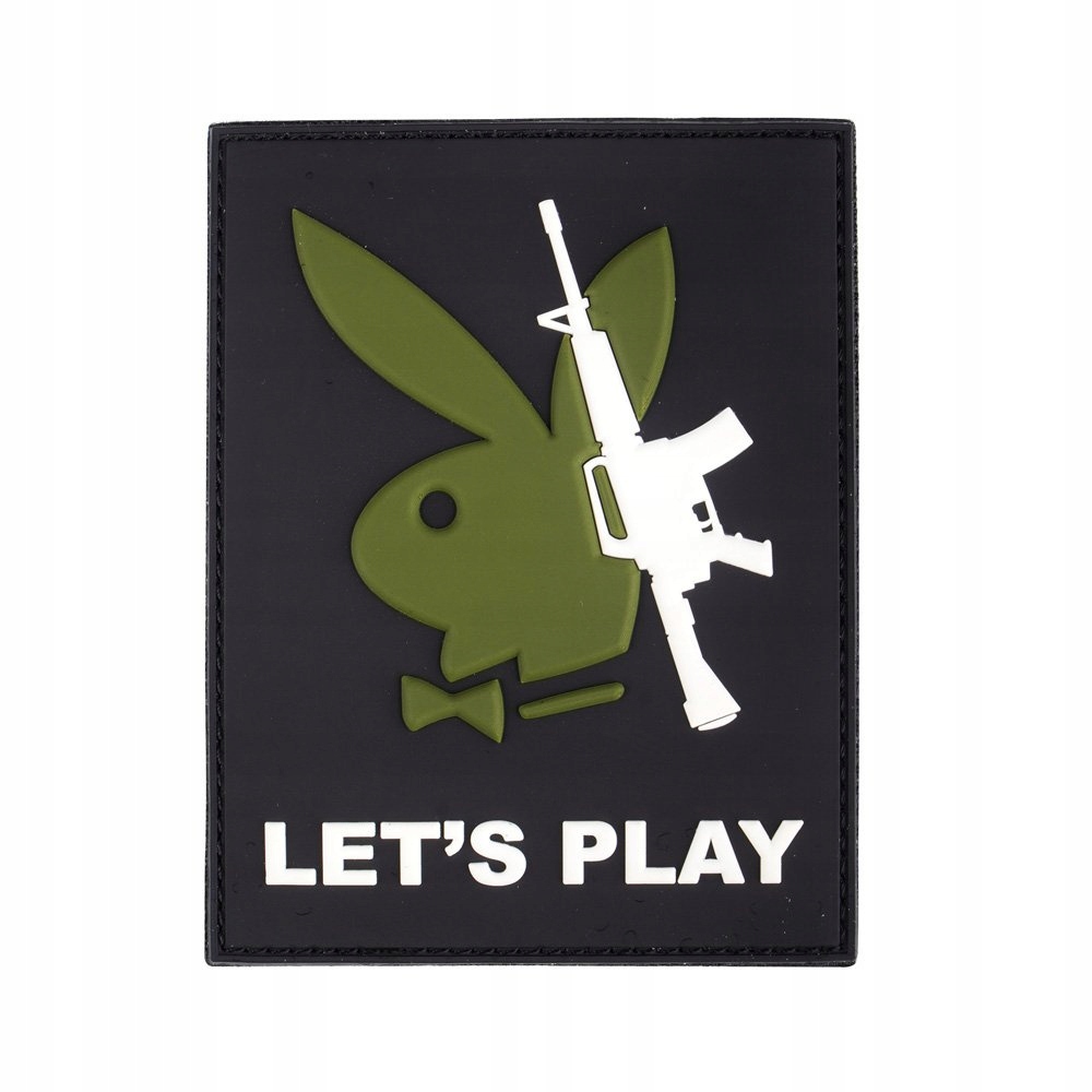 101 Inc. Naszywka 3D Playboy Gun Let's Play