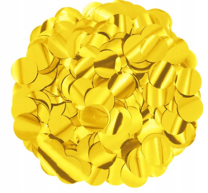 

Konfetti 10 g urodziny chrzest dekoracja złote